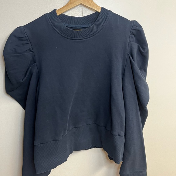Sold Out brand the just enough navy blue sweatshirt size large - Picture 5 of 6